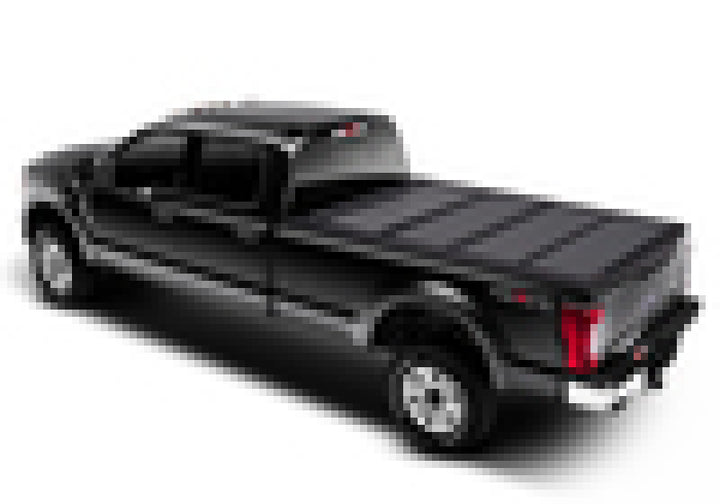BAK 08-16 Ford Super Duty 8ft Bed BAKFlip MX4 Matte Finish - Bull Strap