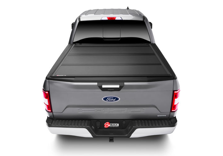 BAK 15-20 Ford F-150 6ft 6in Bed BAKFlip MX4 Matte Finish - Bull Strap