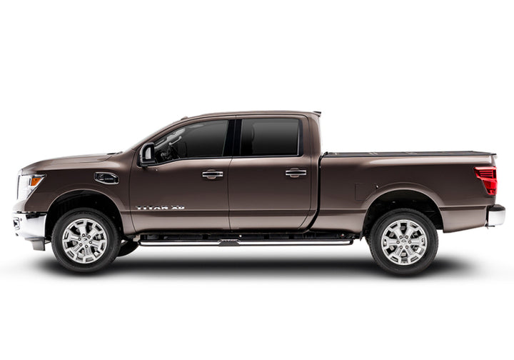 BAK 16-20 Nissan Titan XD 6ft 6in Bed (w or w/o Track System) BAKFlip MX4 Matte Finish - Bull Strap