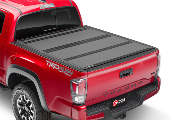 BAK 16-20 Toyota Tacoma 5ft Bed BAKFlip MX4 Matte Finish - Bull Strap