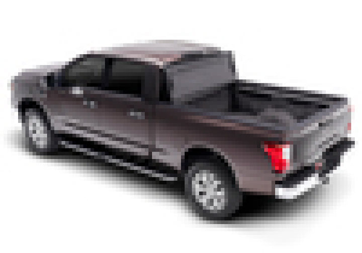 BAK 17-20 Nissan Titan 5ft 6in Bed BAKFlip MX4 Matte Finish - Bull Strap