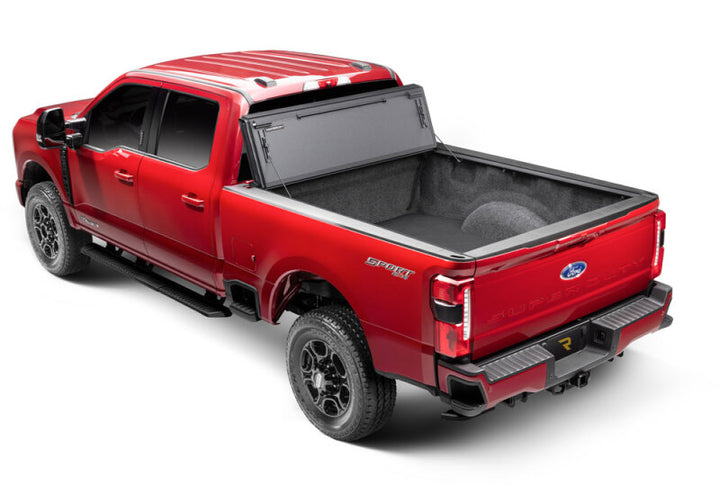 BAK 17-23 Ford Super Duty 6ft 9in Bed BAKFlip MX4 Matte Finish - Bull Strap