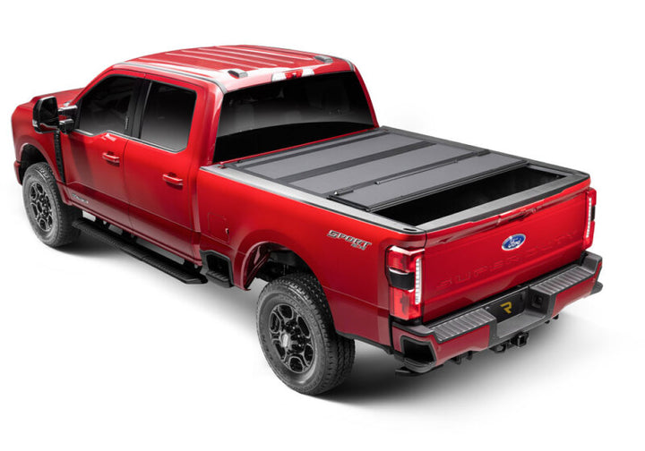 BAK 17-23 Ford Super Duty 6ft 9in Bed BAKFlip MX4 Matte Finish - Bull Strap