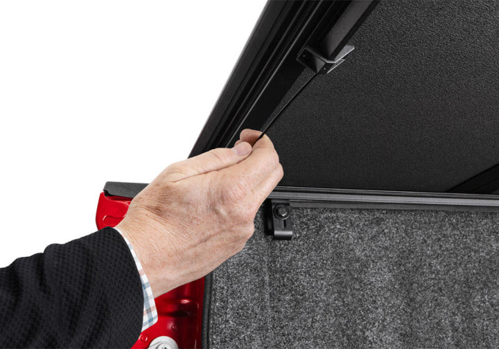 BAK 17-23 Ford Super Duty 6ft 9in Bed BAKFlip MX4 Matte Finish - Bull Strap
