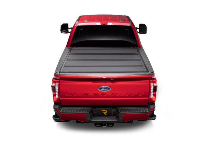 BAK 17-23 Ford Super Duty 8ft Bed BAKFlip MX4 Matte Finish - Bull Strap