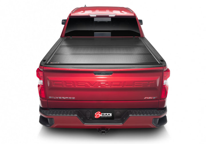BAK 19-20 Chevy Silverado 5ft 8in Bed (New Body Style) BAKFlip G2 - Bull Strap