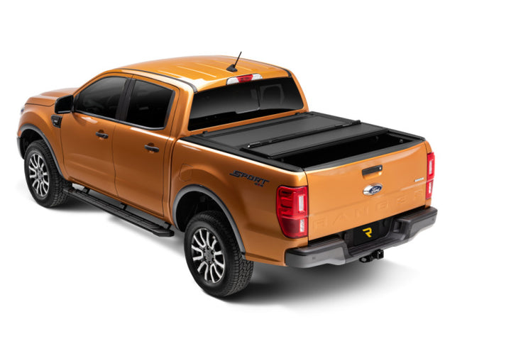 BAK 19-20 Ford Ranger 5ft Bed BAKFlip MX4 Matte Finish - Bull Strap