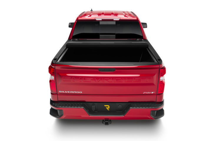 BAK 19-21 GM Sierra 1500 (Carbon Pro Bed) 5ft 8in Bed BAKFlip MX4 Matte Finish - Bull Strap