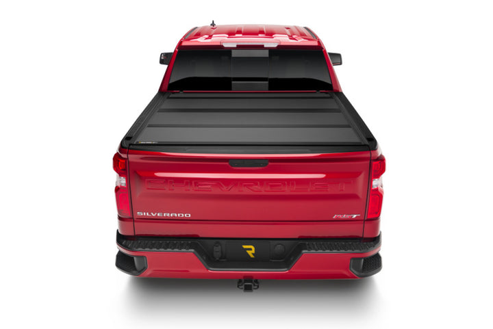 BAK 19-21 GM Sierra 1500 (Carbon Pro Bed) 5ft 8in Bed BAKFlip MX4 Matte Finish - Bull Strap