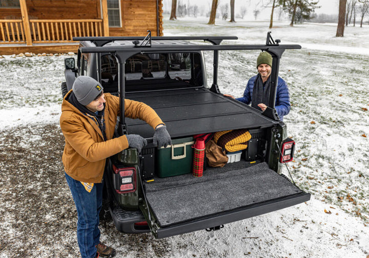 BAK 19-25 GMC Sierra/Chevy Silverado 5.10ft. Bed (New Body/No Carbon Pro) BAKFlip MX4 TS - Bull Strap