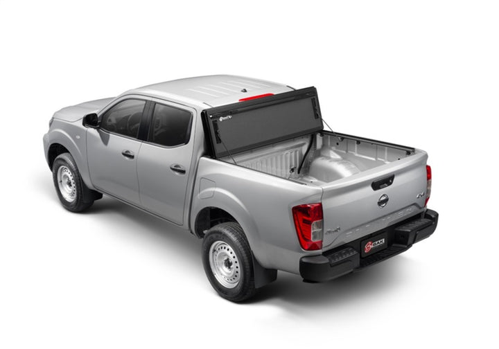 BAK 2022 Nissan Frontier 5ft Bed BAKFlip MX4 Matte Finish - Bull Strap