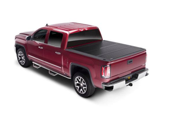 BAK 2024 Toyota Tacoma 5ft Bed BAKFlip Fibermax Bed Cover - Bull Strap