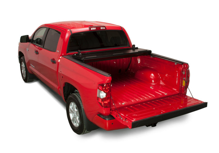 BAK 2024 Toyota Tacoma 5ft Bed BAKFlip Fibermax Bed Cover - Bull Strap
