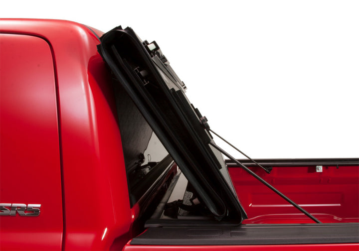 BAK 2024 Toyota Tacoma 5ft Bed BAKFlip Fibermax Bed Cover - Bull Strap