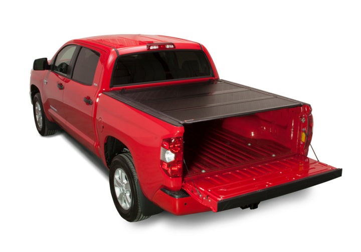 BAK 2024 Toyota Tacoma 5ft Bed BAKFlip Fibermax Bed Cover - Bull Strap