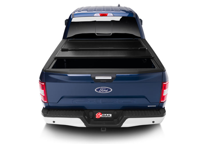 BAK 21-22 Ford F-150 (Incl. 2022 Lightning) BAKFlip FiberMax 5.7ft Bed Cover - Bull Strap