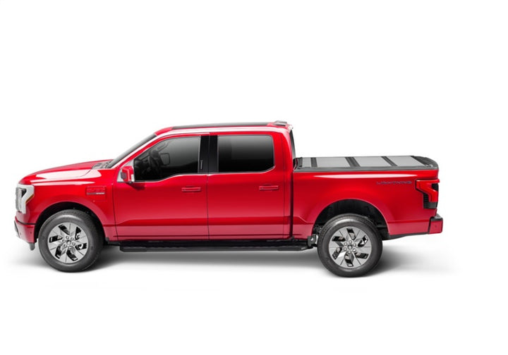 BAK 21-22 Ford F-150 (Incl. 2022 Lightning) BAKFlip MX4 5.7ft Bed Cover - Matte Finish - Bull Strap