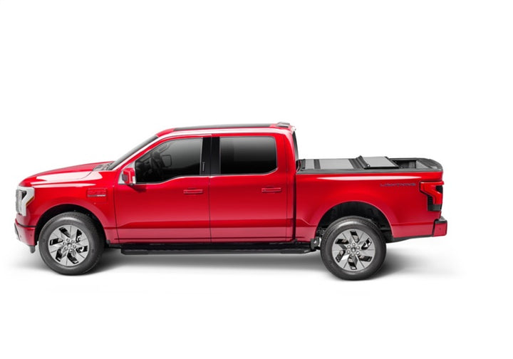 BAK 21-22 Ford F-150 (Incl. 2022 Lightning) BAKFlip MX4 5.7ft Bed Cover - Matte Finish - Bull Strap