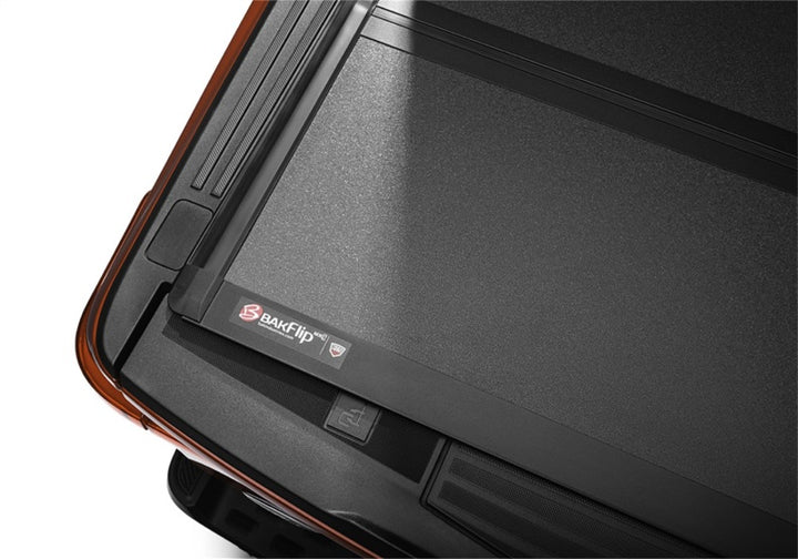 BAK 21-22 Ford F-150 (Incl. 2022 Lightning) BAKFlip MX4 5.7ft Bed Cover - Matte Finish - Bull Strap