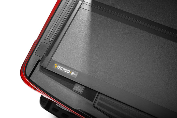 BAK 21-22 Ford F-150 (Incl. 2022 Lightning) BAKFlip MX4 5.7ft Bed Cover - Matte Finish - Bull Strap