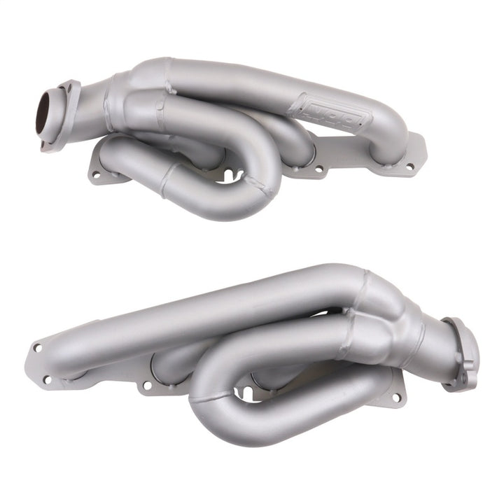BBK 03-08 Dodge Ram 1500 5.7L Hemi Shorty Tuned Length Exhaust Headers - 1-3/4 Titanium Ceramic - Bull Strap