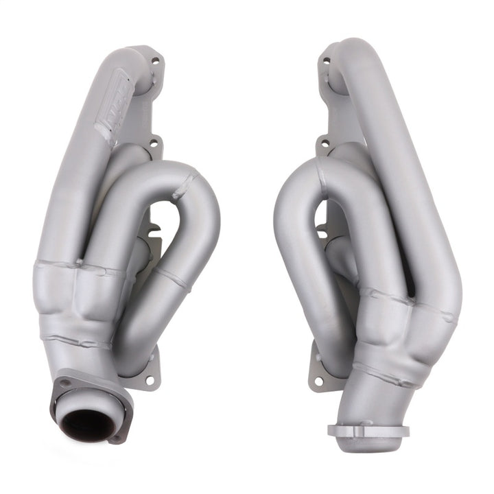 BBK 03-08 Dodge Ram 1500 5.7L Hemi Shorty Tuned Length Exhaust Headers - 1-3/4 Titanium Ceramic - Bull Strap
