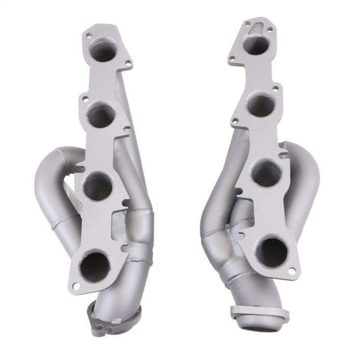 BBK 03-08 Dodge Ram 1500 5.7L Hemi Shorty Tuned Length Exhaust Headers - 1-3/4 Titanium Ceramic - Bull Strap