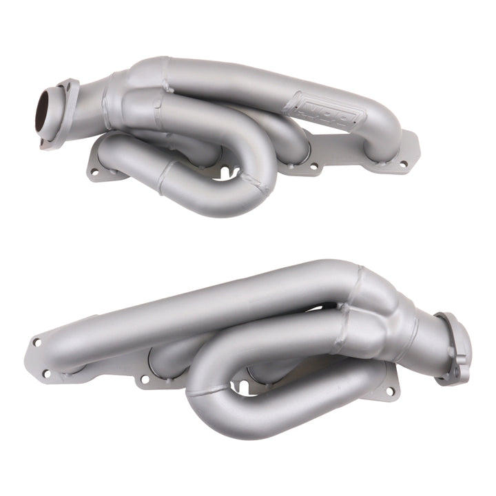 BBK 03-08 Dodge Ram 1500 5.7L Hemi Shorty Tuned Length Exhaust Headers - 1-3/4 Titanium Ceramic - Bull Strap