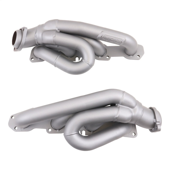 BBK 03-08 Dodge Ram 1500 5.7L Hemi Shorty Tuned Length Exhaust Headers - 1-3/4 Titanium Ceramic - Bull Strap