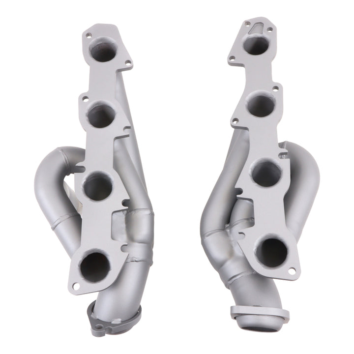 BBK 03-08 Dodge Ram 1500 5.7L Hemi Shorty Tuned Length Exhaust Headers - 1-3/4 Titanium Ceramic - Bull Strap