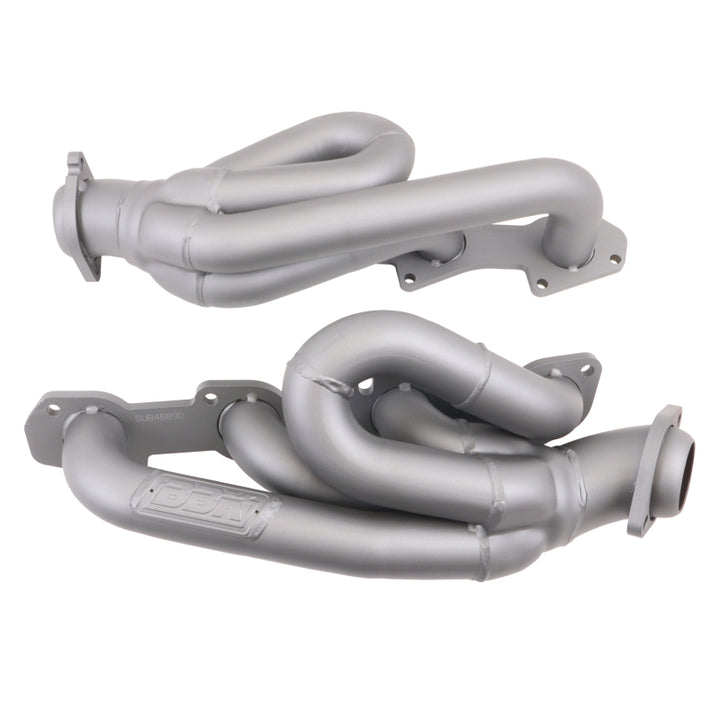 BBK 03-08 Dodge Ram 1500 5.7L Hemi Shorty Tuned Length Exhaust Headers - 1-3/4 Titanium Ceramic - Bull Strap