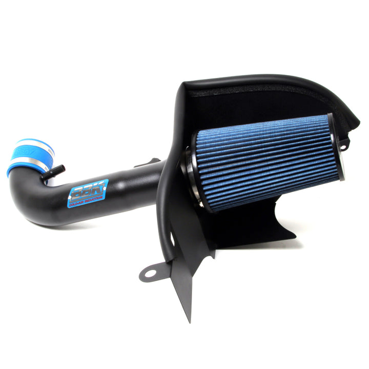 BBK 05-10 Mustang 4.0 V6 Cold Air Intake Kit - Blackout Finish - Bull Strap