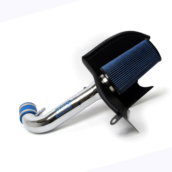 BBK 05-10 Mustang 4.0 V6 Cold Air Intake Kit - Chrome Finish - Bull Strap