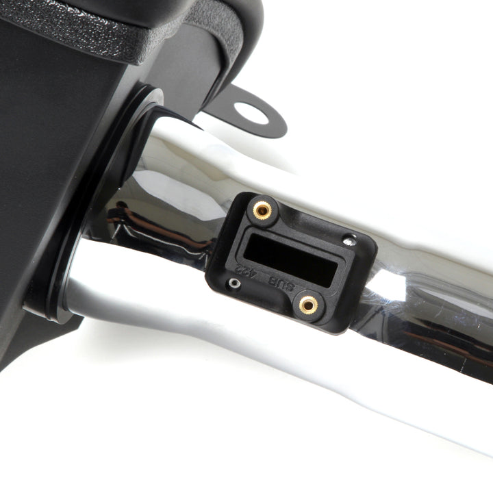 BBK 05-10 Mustang 4.0 V6 Cold Air Intake Kit - Chrome Finish - Bull Strap