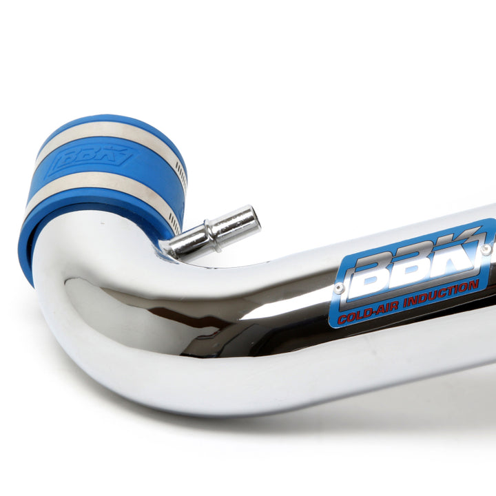 BBK 05-10 Mustang 4.0 V6 Cold Air Intake Kit - Chrome Finish - Bull Strap