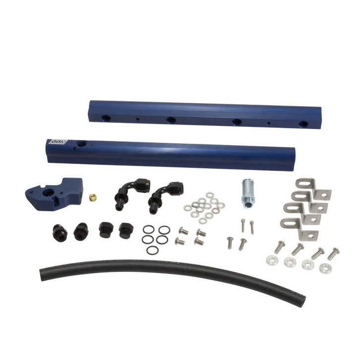 BBK 05-10 Mustang 4.6 GT High Flow Billet Aluminum Fuel Rail Kit - Bull Strap