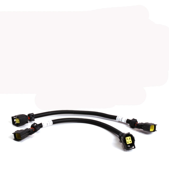BBK 05-20 Dodge 4 Pin Square Style O2 Sensor Wire Harness Extensions 12 (pair) - Bull Strap