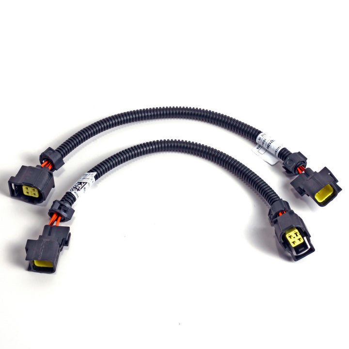 BBK 05-20 Dodge 4 Pin Square Style O2 Sensor Wire Harness Extensions 12 (pair) - Bull Strap