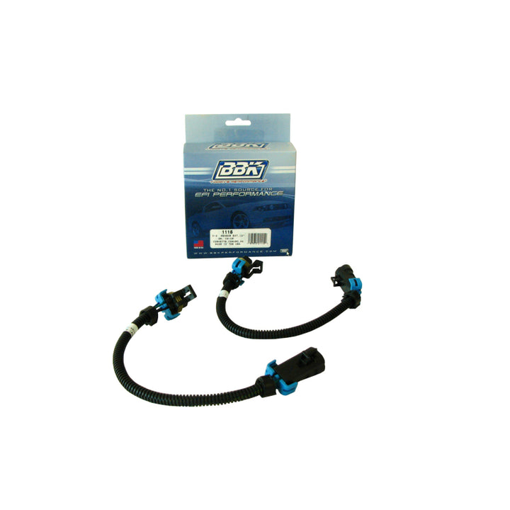 BBK 08-15 GM Corvette Camaro O2 Sensor Wire Harness Extensions 12 (pair) - Bull Strap