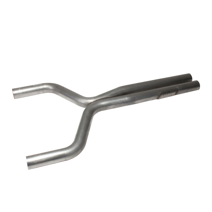 BBK 10-11 Camaro V6 High Flow After Cat X Pipe - 2-1/2 - Bull Strap