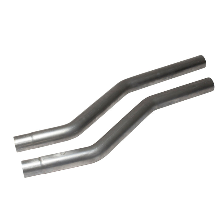 BBK 10-11 Camaro V6 High Flow After Cat X Pipe - 2-1/2 - Bull Strap