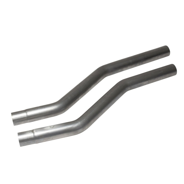 BBK 10-11 Camaro V6 High Flow After Cat X Pipe - 2-1/2 - Bull Strap