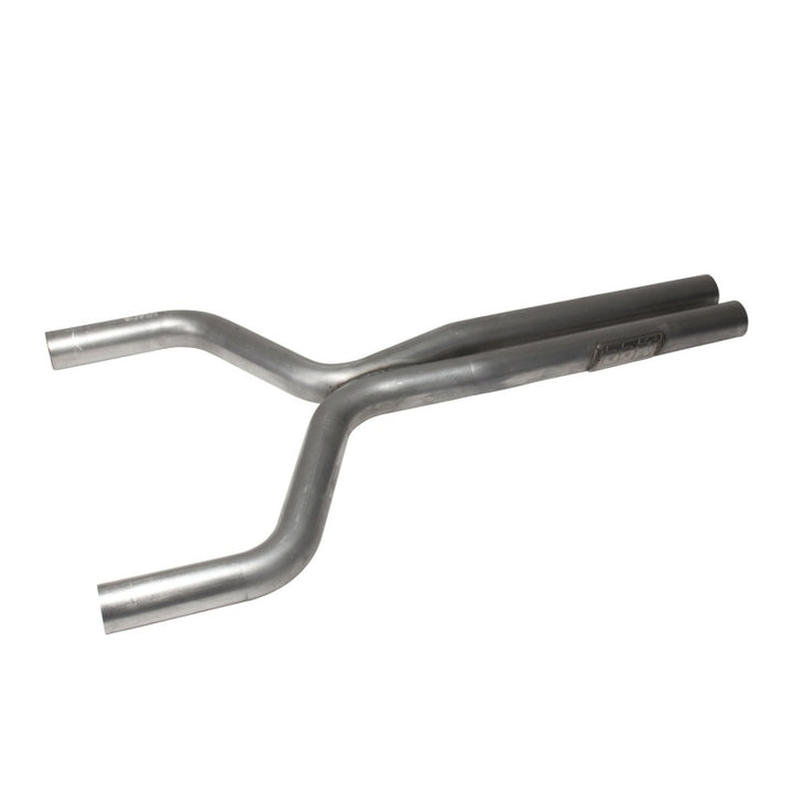 BBK 10-11 Camaro V6 High Flow After Cat X Pipe - 2-1/2 - Bull Strap