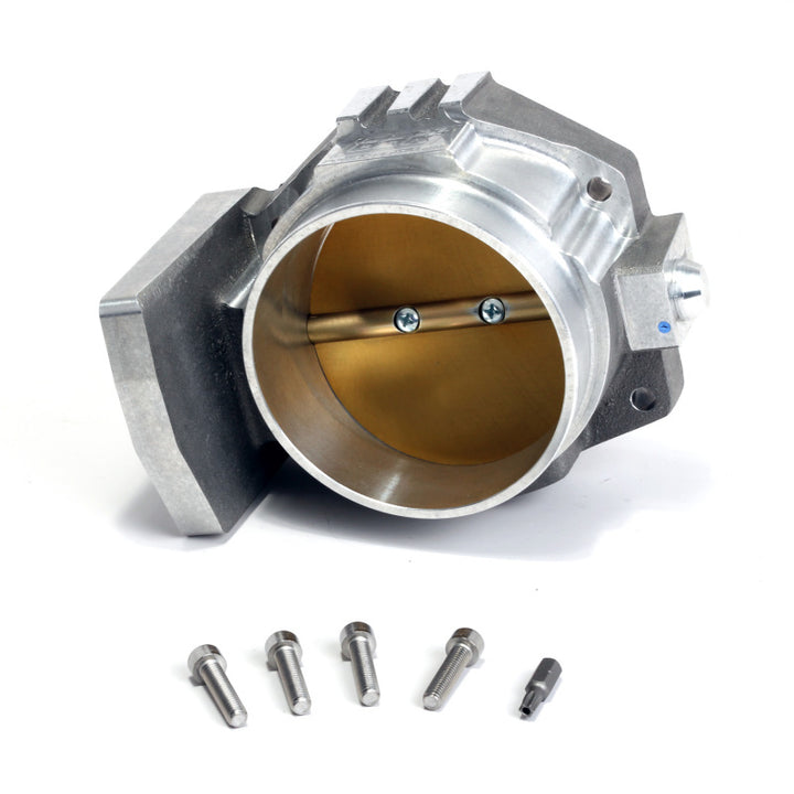 BBK 10-15 Camaro LS3 L99 09-13 Corvette 95mm Throttle Body BBK Power Plus Series - Bull Strap