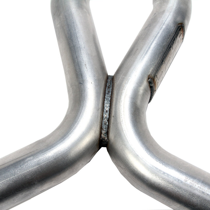 BBK 11-14 Mustang 5.0 High Flow After Cat X Pipe - 2-3/4 - Bull Strap