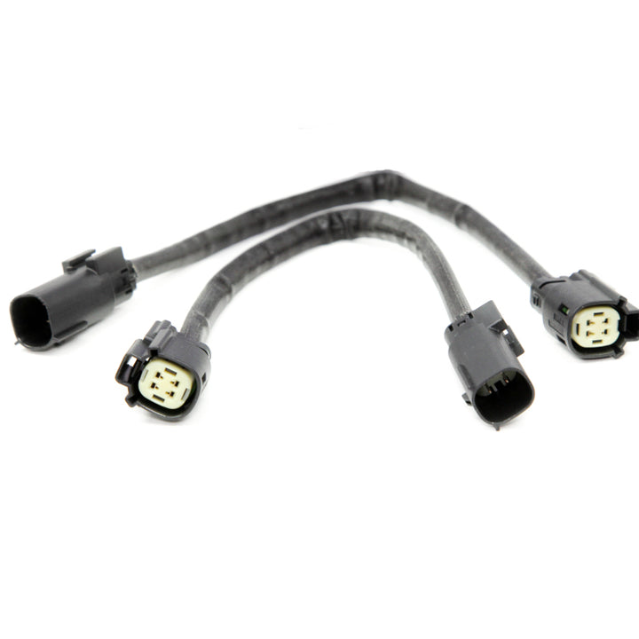BBK 11-14 Mustang V6 GT Rear O2 Sensor Wire Harness Extensions 12 (pair) - Bull Strap
