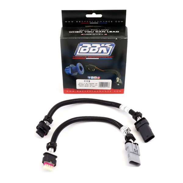 BBK 16-20 Chevrolet Camaro 6.2L SS O2 Sensor Extensions (AUTO ONLY Drivers Side 1 Front & 1 Rear) - Bull Strap