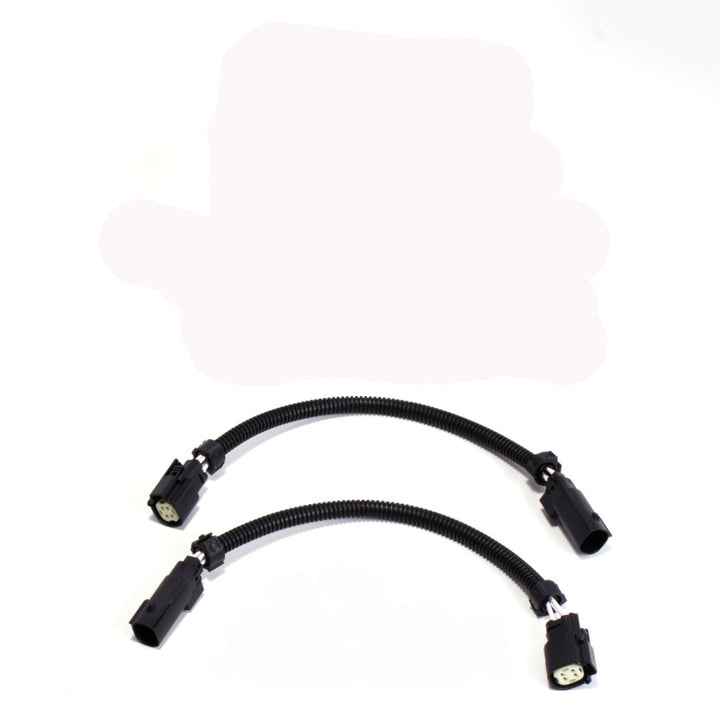 BBK 2015 Mustang GT V6 6-Pin Front O2 Sensor Wire Harness Extensions 12 (pair) - Bull Strap