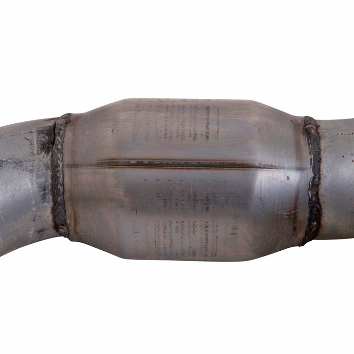 BBK 79-04 Mustang Coyote Swap Short Mid X Pipe w Catalytic Converters 3.0 For BBK Long Tube Headers - Bull Strap