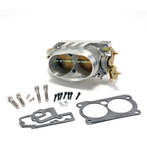 BBK 85-88 GM 305 350 Twin 58mm Throttle Body BBK Power Plus Series - Bull Strap